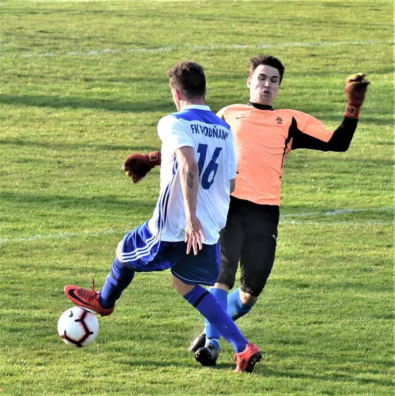 Fotbalová I.A třída: Vodňany - Junior Strakonice 2:1.