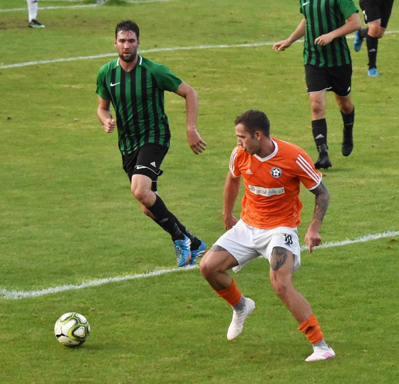 Fotbalová divize: Rokycany - Katovice 1:0.