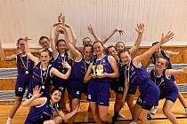 Basketbalistky BK Strakonice U13 vyhrály turnaj v Bystřici u Benešova.