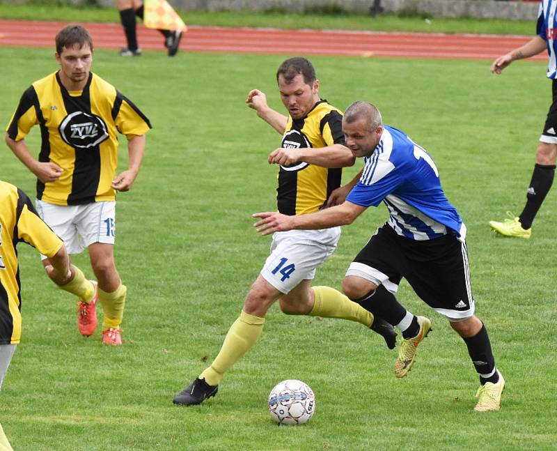 Fotbalový KP: Blatná - Milevsko 1:1.