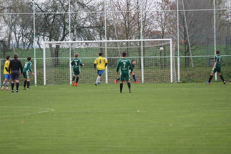 Střelské Hoštice - Katovice B 3:6.