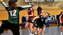 1. liga ml. dorostenky: HBC Strakonice - Zora Olomouc 26:39 (11:16).