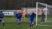 Fotbalová divize: Katovice - Hořovice 1:0 (0:0).