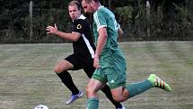 Předkolo Jč. poháru fotbalistů: Lom u Blatné - Mladá Vožice 2:3 (2:2). Foto: Jan Škrle