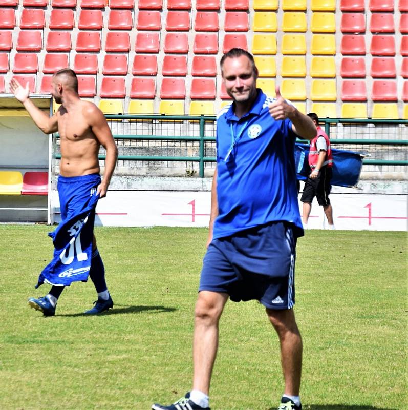 Fotbalová divize: FK Příbram B - Otava Katovice 2:2 (1:1).