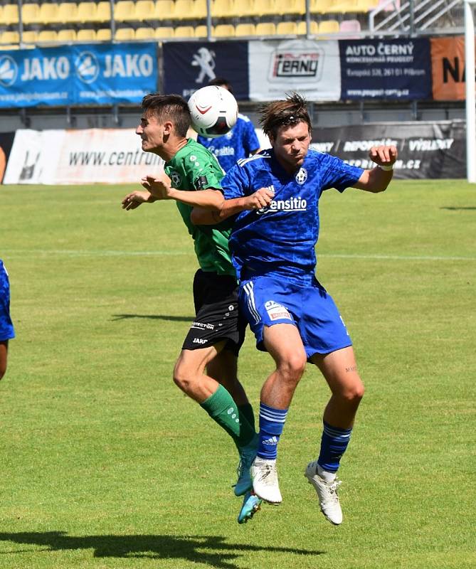 Fotbalová divize: FK Příbram B - Otava Katovice 2:2 (1:1).