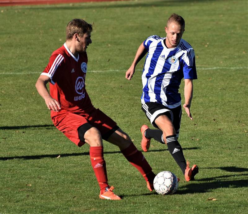 Fotbalový KP: Blatná - Hluboká 1:1 (0:0). Foto: Jan Škrle