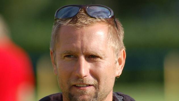 Trenér Jaroslav Voříšek.