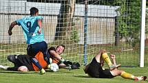 Fotbalový krajský přebor: Katovice - Lom u Tábora 4:0.