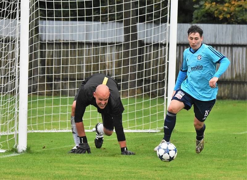 Fotbalová Fortuna divize: Katovice - Hořovice 2:0.