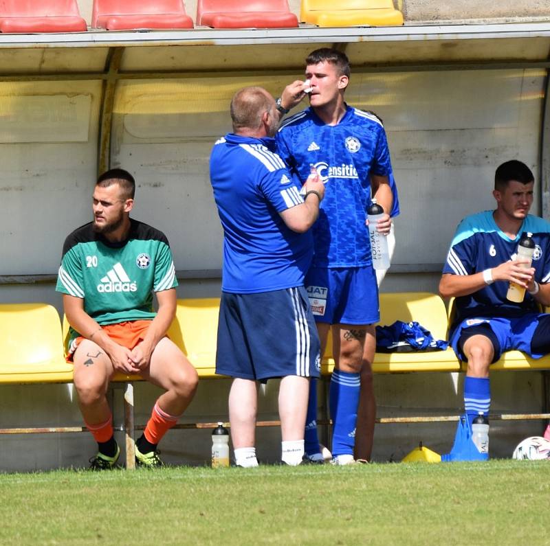 Fotbalová divize: FK Příbram B - Otava Katovice 2:2 (1:1).