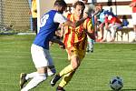 Fotbalový krajský přebor: Junior Strakonice - Třeboň 2:1.