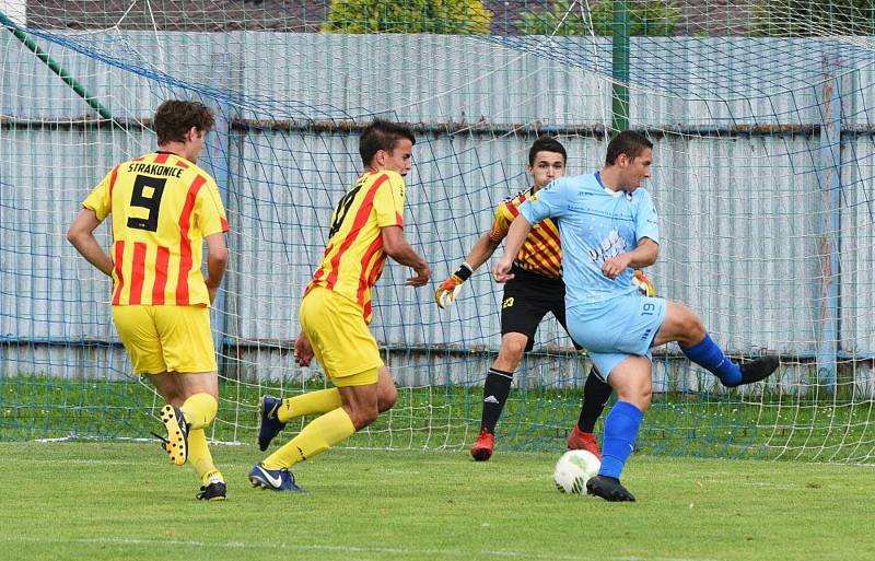 Fotbalový KP: Protivín - Junior Strakonice 2:0.