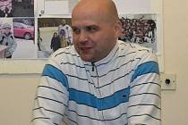 Trenér Strakonic Pavel Hejl.