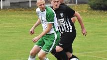 Fotbalová I.B třída: Střelské Hoštice - Volyně 3:0.