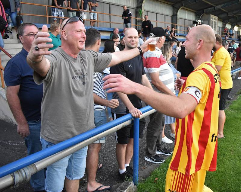 Fotbalový krajský přebor: Junior Strakonice - Třeboň 2:1.