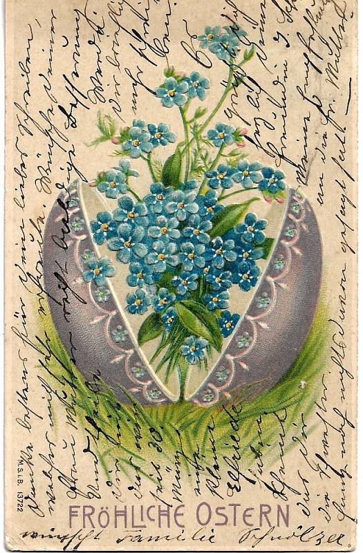 Staré velikonoční pohlednice z archivu Jana Malířského.