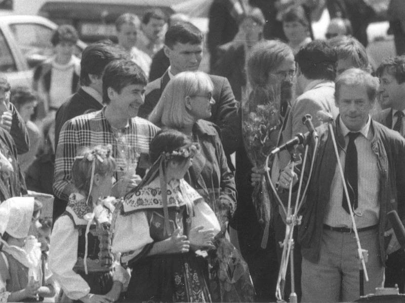 Václav Havel, Strakonice 1990