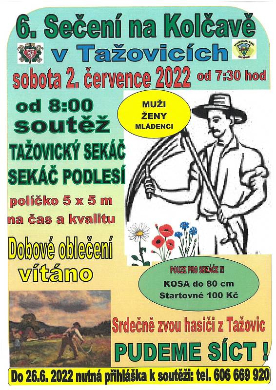 Sečení v Tažovicích.