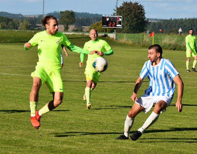 Fotbalový KP: Osek - Rudolfov 2:1.