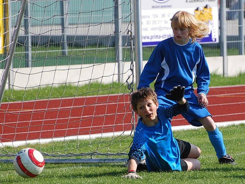 Mladší výběr OFS Strakonice podlehl Českému Krumlovu 4:5.