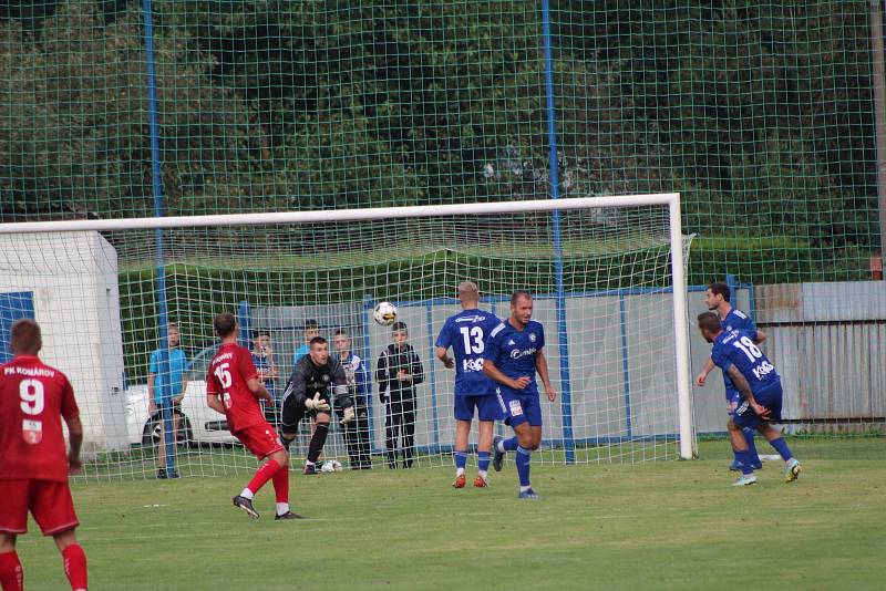 Fotbalová divize: Katovice - Komárov 2:1 (2:1).