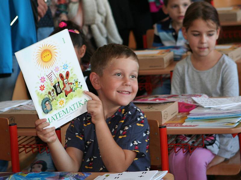 První školní den na ZŠ Poděbradova ve Strakonicích – 1. A.