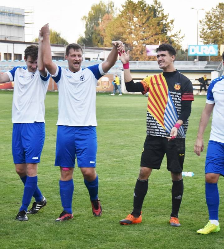 Fotbalový KP: Junior Strakonice - Tatran Prachatice 3:2.