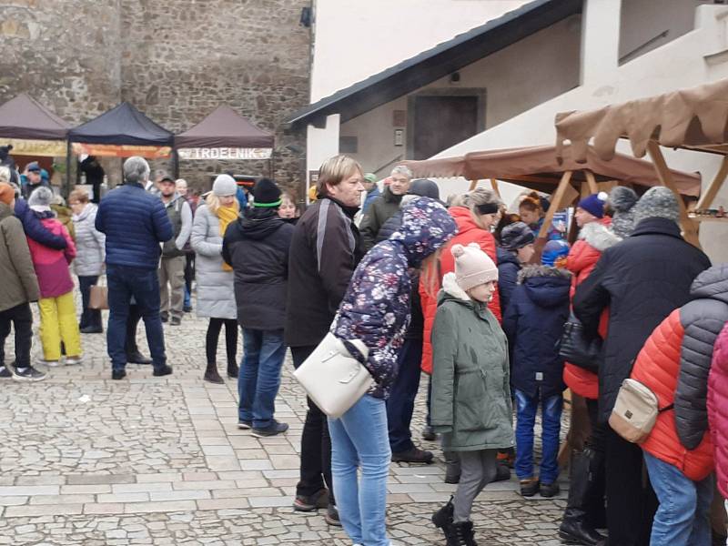 Adventní trhy pod Rumpálem ve Strakonicích.