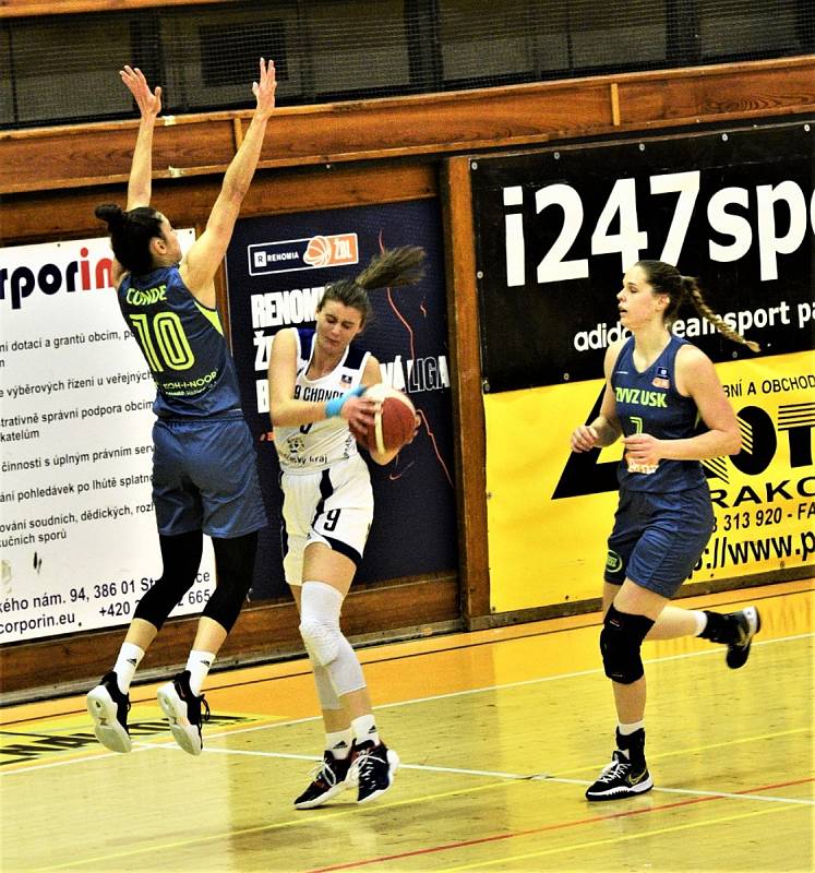 Renomia ŽBL: BK Strakonice - ZVVZ USK Praha 45:126.