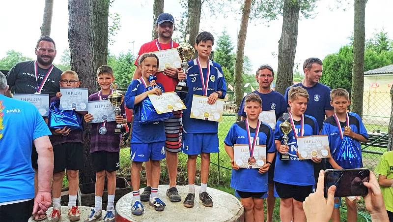 Mladší žáci Habeše vybojovali bronz. Foto: NK Habeš Strakonice