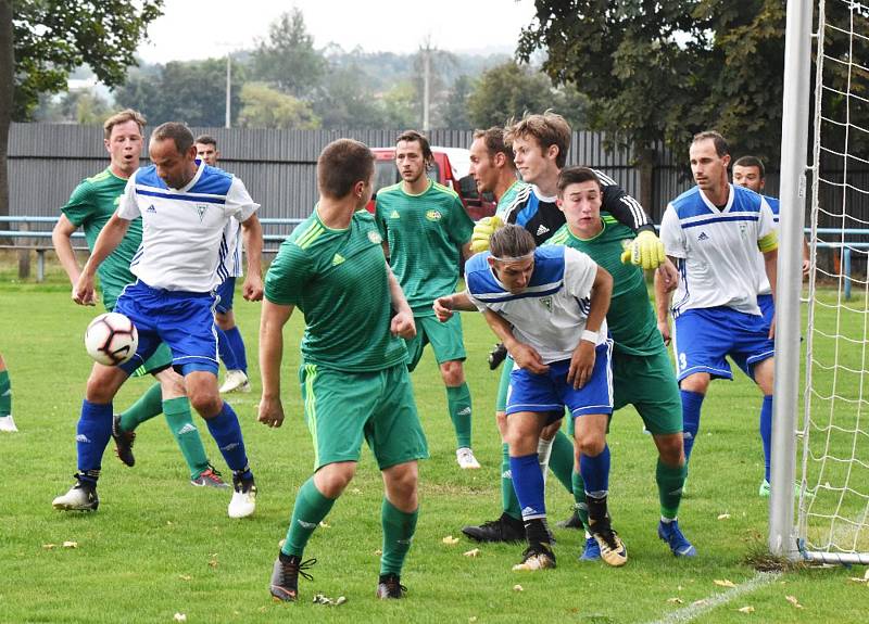 Fotbalová I.A třída: Vodňany - Prachatice 3:3. Foto: Jan Škrle