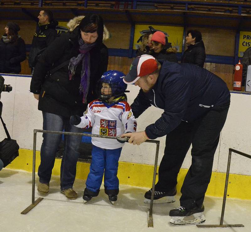 Týden hokeje přilákal desítky dětí.