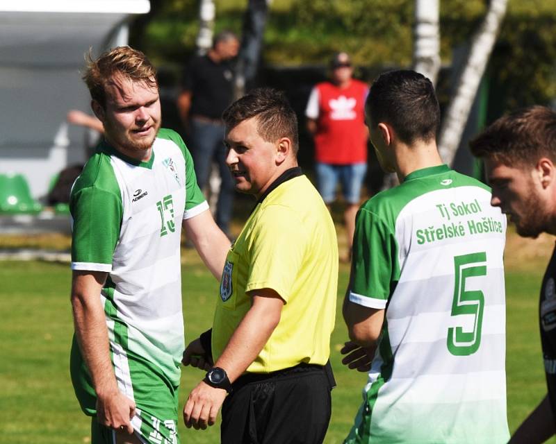 Fotbalová B třída: Střelské Hoštice - Cehnice 1:4.