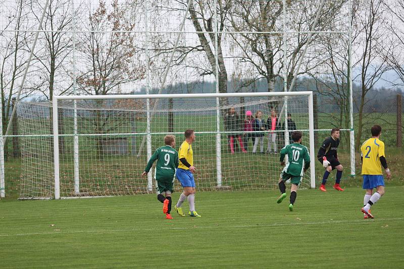 Střelské Hoštice - Katovice B 3:6.