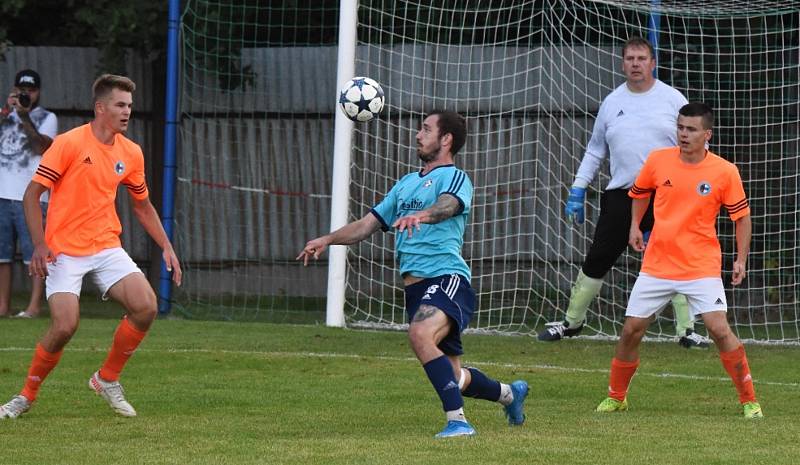 Katovičtí fotbalisté porazili Hořovice i podruhé v sezoně (snímek je z domácí výhry 6:0).