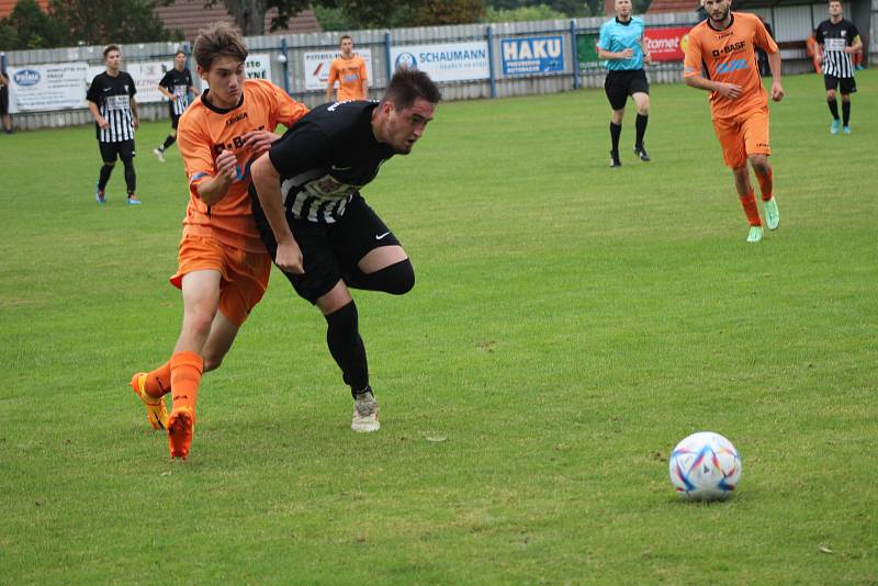 Fotbalvá I.B třída: Volyně - Bělčice 1:1 (1:1).