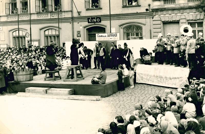 Vodňanský masopust v letech 1961, 1962 a 1967.