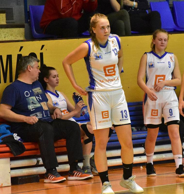 Liga starší žákyně: Strakonice - Hradec Králové 57:82.