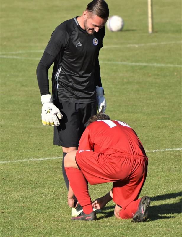 Fotbalový KP: Blatná - Hluboká 1:1 (0:0). Foto: Jan Škrle