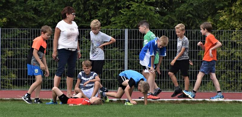 Mladí atleti soutěžili v okresním kole atletických soutěží 1. - 5. tříd.