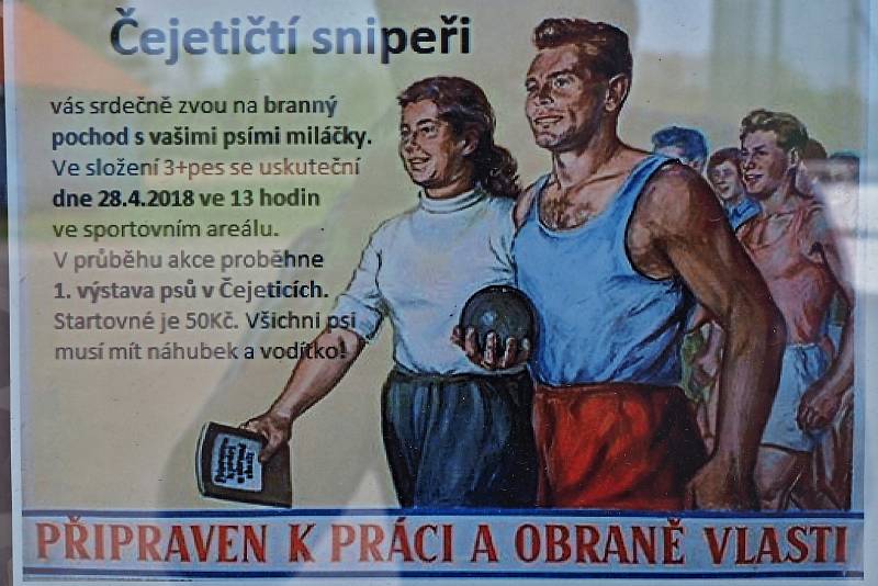 Čejetičtí snipeři uspořádali branný závod.