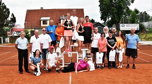 Turnaj mixů pokřtil nové tenisové kurty ve Volyni.