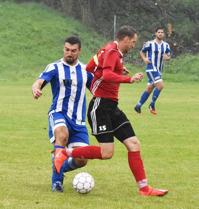 Fotbalová A třída: Sousedovice - Trhové Sviny 0:1.