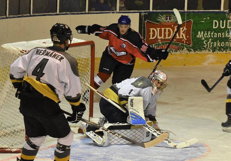 HC Strakonice – TJ Hluboká nad Vltavou Knights 8:5 (5:3, 1:1, 2:1).