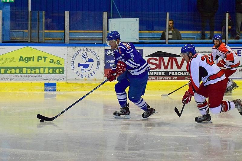 Strakonice vyhrály ve Vimperku 8:5.  Foto: Zdeněk Formánek