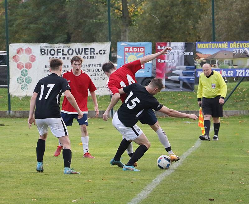 Fotbalová I.A třída. Strunkovice - Dolní Dvořiště 1:1 (1:0).