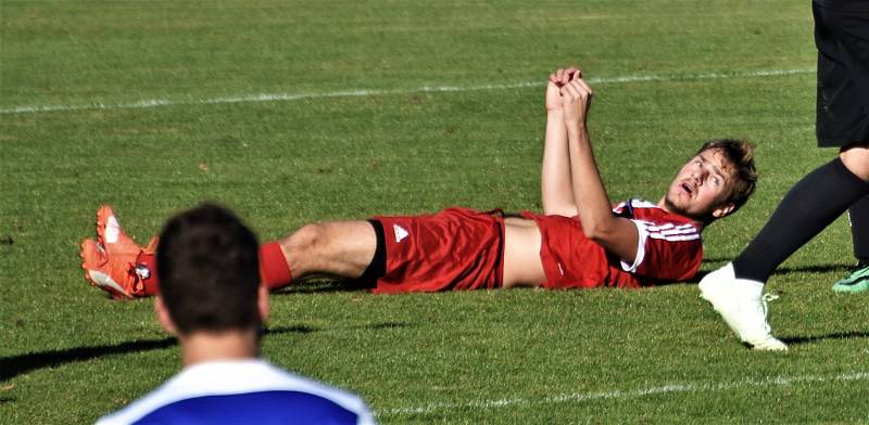 Fotbalový KP: Blatná - Hluboká 1:1 (0:0). Foto: Jan Škrle