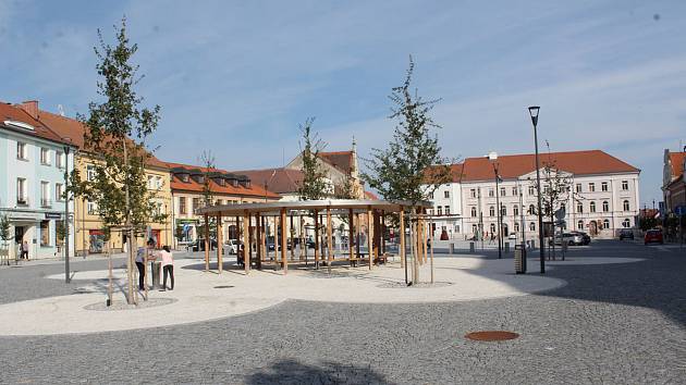 Mírové náměstí v Horažďovicích.