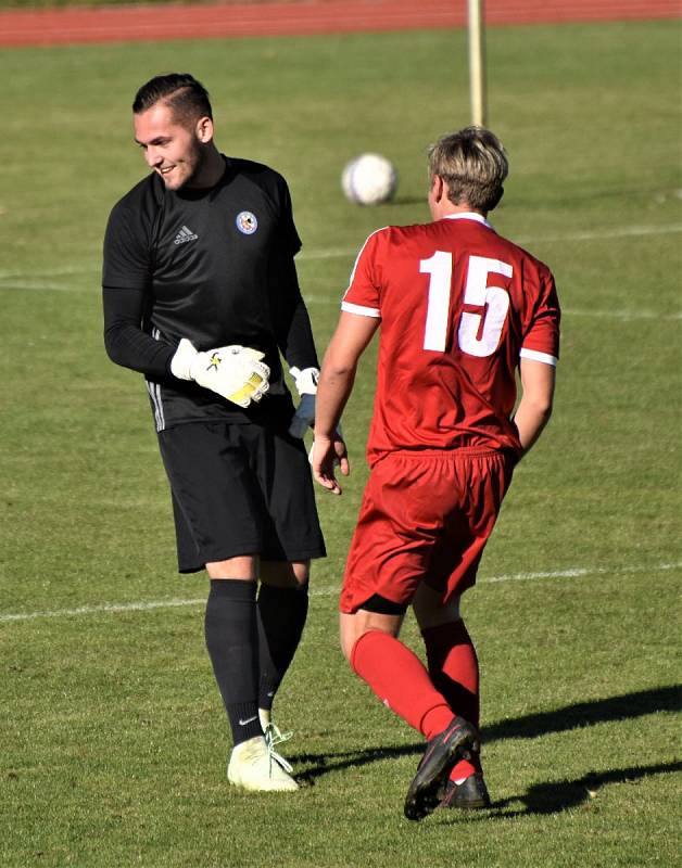 Fotbalový KP: Blatná - Hluboká 1:1 (0:0). Foto: Jan Škrle